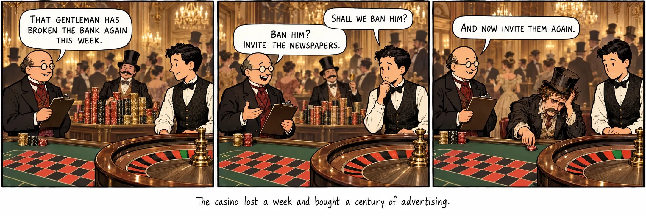 Kazino pralaimėjo savaitę ir nusipirko šimtmetį reklamos.